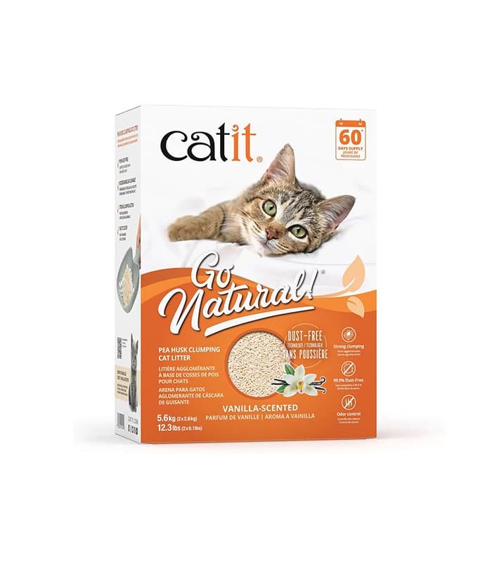 Catit Go Natural Pea Husk Clumping Cat Litter