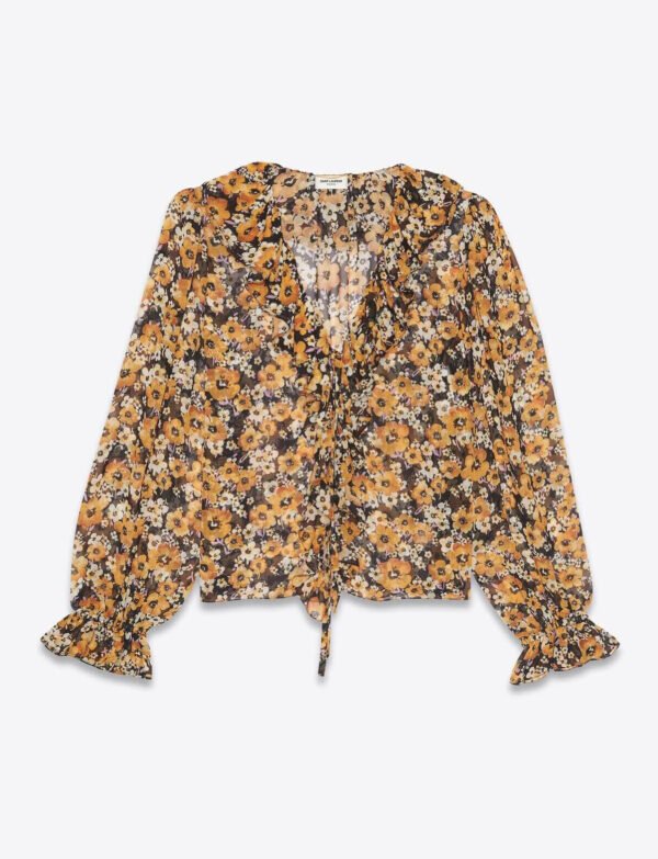 Sweater with ruffle detail